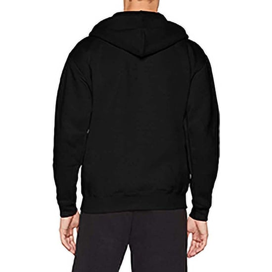 Fruit Of The Loom Mens Premium 70/30 Hooded Zip-Up Sweatshirt / Hoodie (Black)