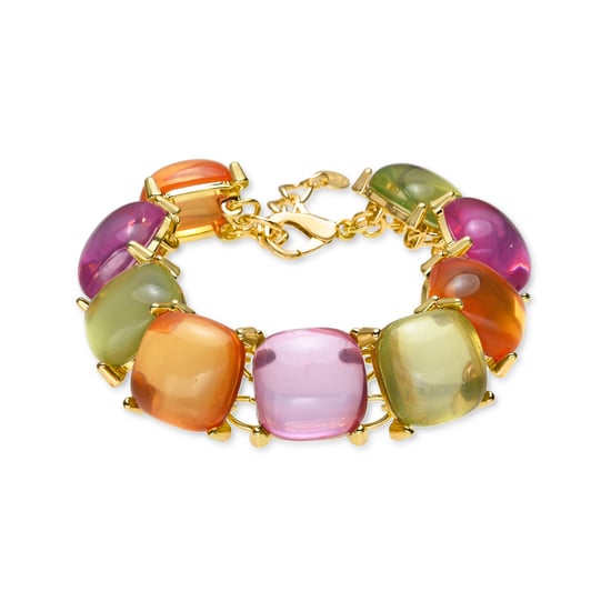 Luxenter Multicolour Kristall Armband aus 18k Gelbgold - Tosab - Image 1
