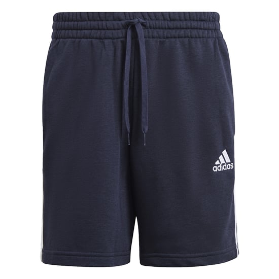 Essentials French Terry 3-Stripes Shorts - Image 2