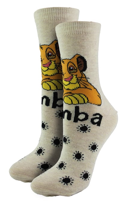 Damen Disney Simba Socken | Neuheit König der Löwen Socken | Disney Geschenke für Sie - Simba - Image 1