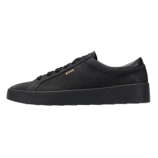 Boss Belwar Tennis Leder Herren Schwarze Turnschuhe - Image 6