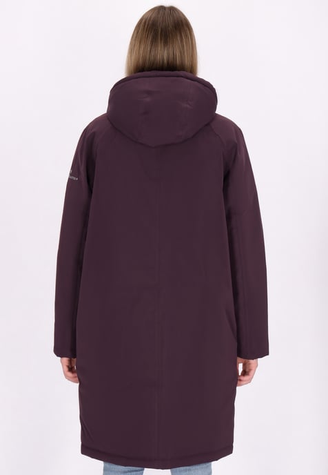 Dreimaster Winterparka Damen dunkelviolett - Image 4