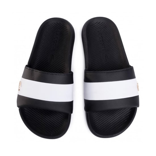 Lacoste Croco 120 3 Schwarz Synthetik Damen Slider 39CFA0036 312 - Image 5