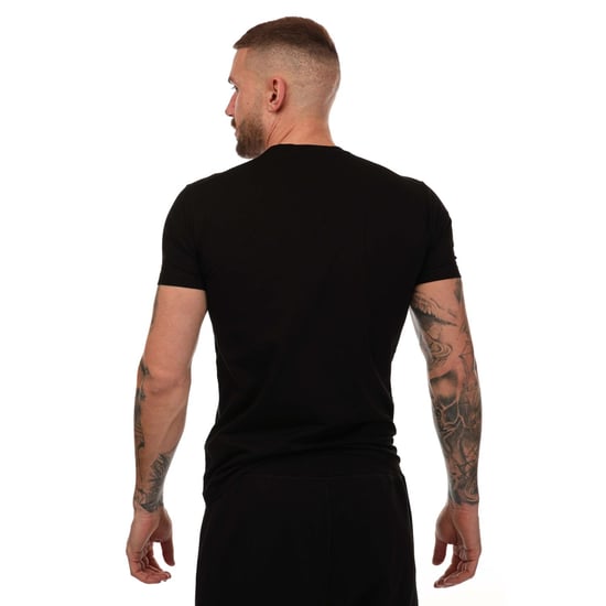 T-shirt Maple Leaf Logo DSquared2 Pour Homme en Noir - Image 2