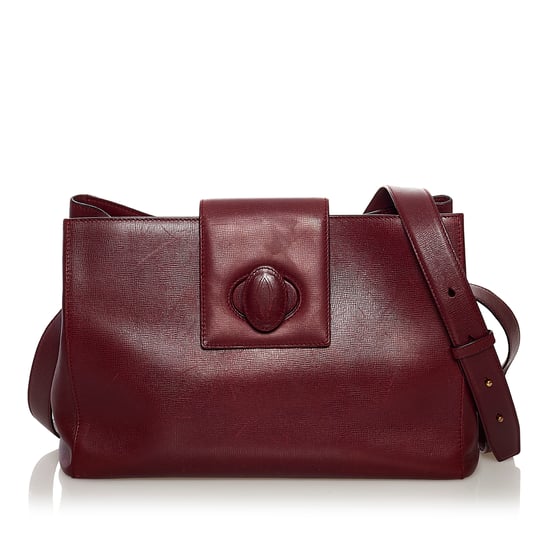 Vintage Cartier Must de Cartier Leather Crossbody Bag Red - Image 1