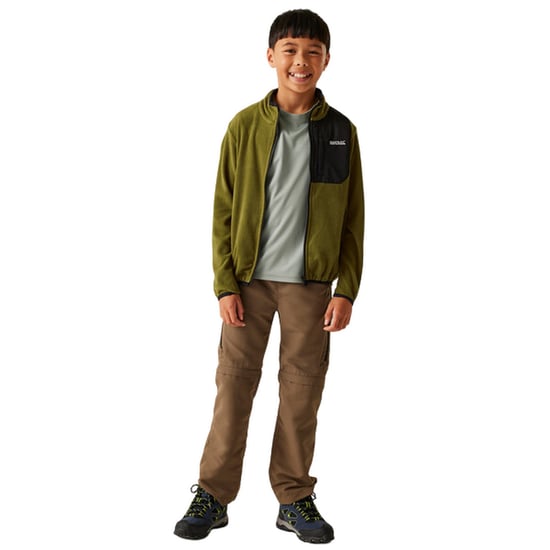 Regatta - "Frankie" Fleecejacke Durchgehender Reißverschluss für Kinder (Nephrit Grün) - Image 4