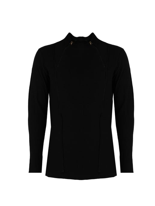 La Haine Inside Us Pullover LM059 Herren Schwarz - Image 4