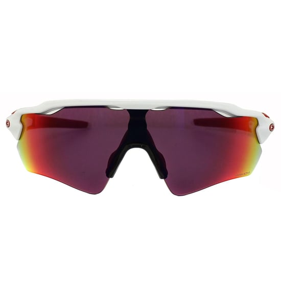 Oakley Wrap Mens Polished White Prizm Road Sunglasses