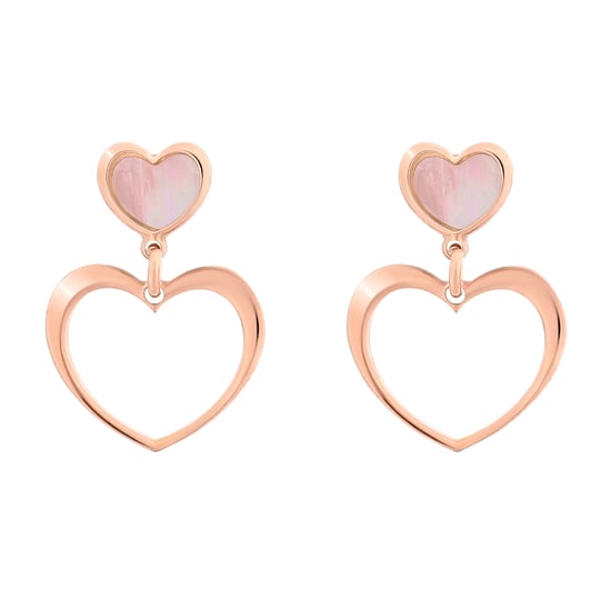 Orphelia 'Mada' Damen 925 Sterling Silber Set: Kette + Armband + Ohrringe - Silber/Rosé SET-7389 - Image 3