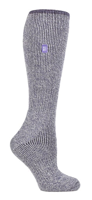 Heat Holders Damen-Thermosocken mit langem Bein, verstärkt, 2,9 TOG Outdoor-Merinowolle-Thermosocken für den Winter, Flieder - Image 1