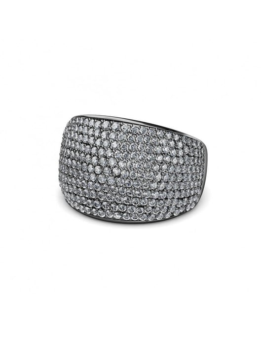 Glamour Metallring - Silber und Grau - Image 4