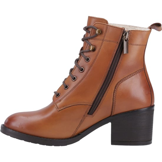 Hush Puppies Harriet Leder Damen Tan Stiefel - Image 4