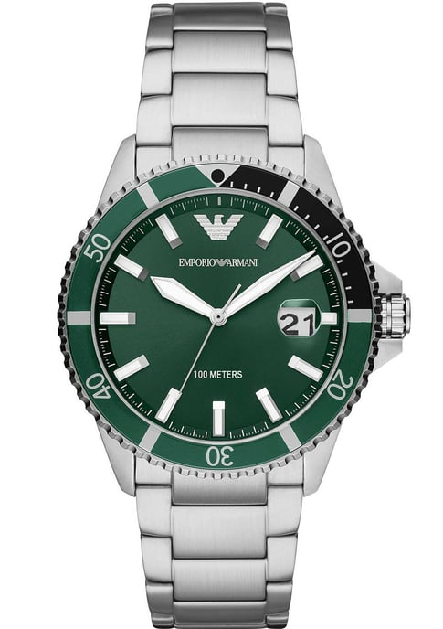 Emporio Armani Diver Men's Silver Watch AR11338