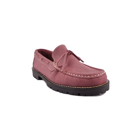 Man's Moccasin Shoe Sotoalto color BURGUNDY