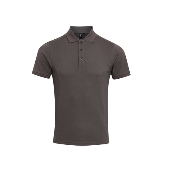 Premier Mens Coolchecker Plus Pique Polo mit CoolPlus (Dunkelgrau) - Image 1