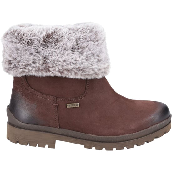 Hush Puppies Alice Leder Damen Braun Stiefel - Image 5
