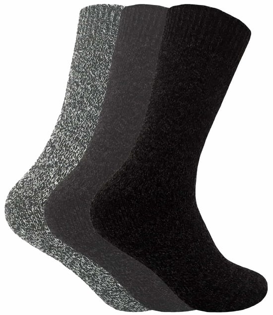 Sock Snob - Homme 3 Paires Bottes Chaussettes en 4 Couleurs - Bleu - Image 1