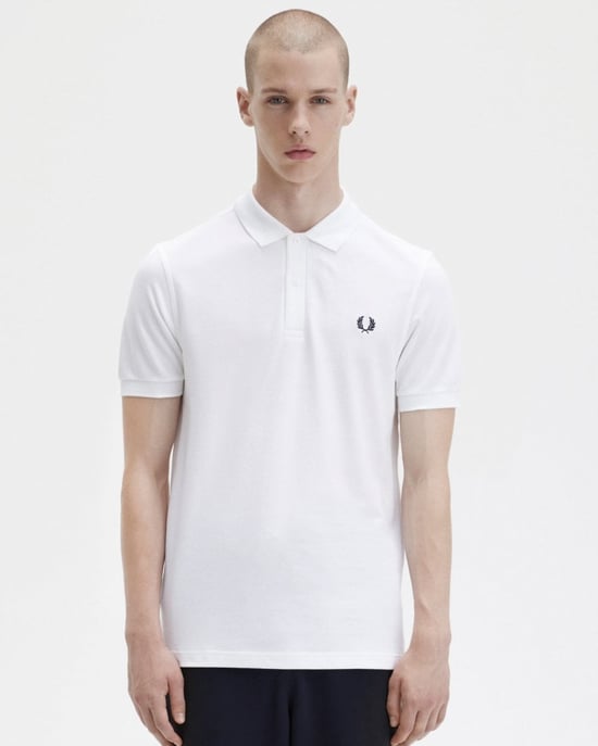 Fred Perry Herren Unifarbenes Signature Polo-Shirt NOS - Image 1