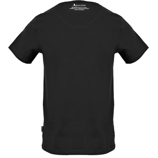 Aquascutum Large Shield Aldis Logo Black T-Shirt