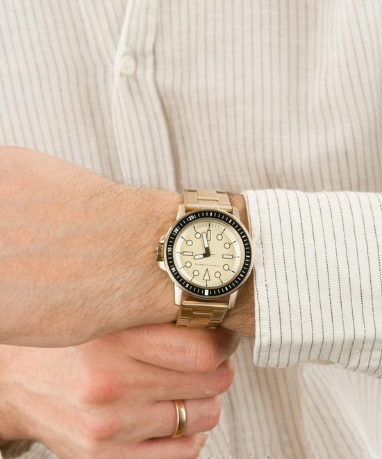 Armani Exchange Leonardo Gold Herren Armbanduhr AX1854 - Image 4