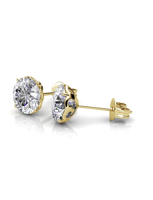Kristine Ohrringe - Gold und Kristall - Image 3