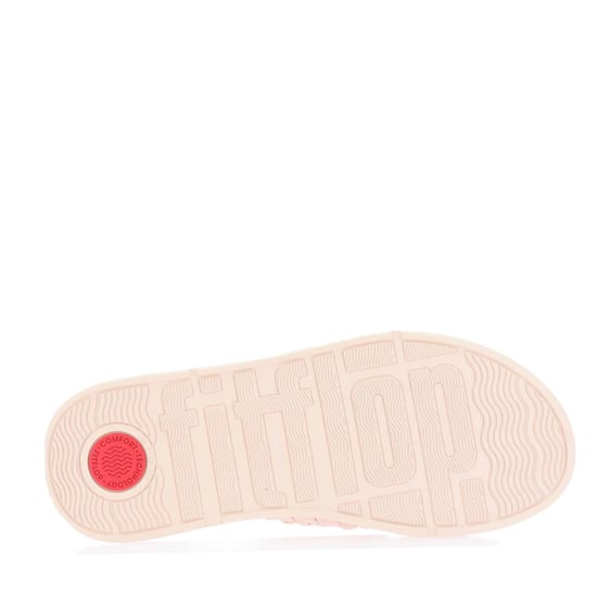 Sandales F-Mode plateforme cuir Fit Flop Pour Femme en Rose - Image 4