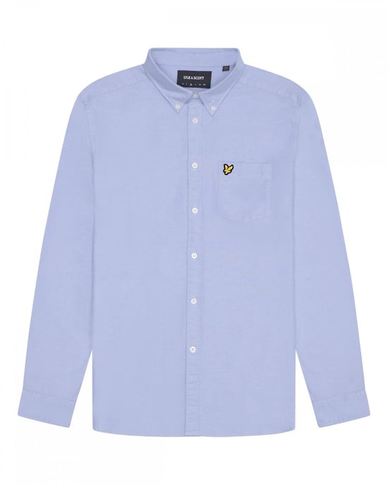 Lyle & Scott Herren Unifarbenes Oxfordhemd - Image 1