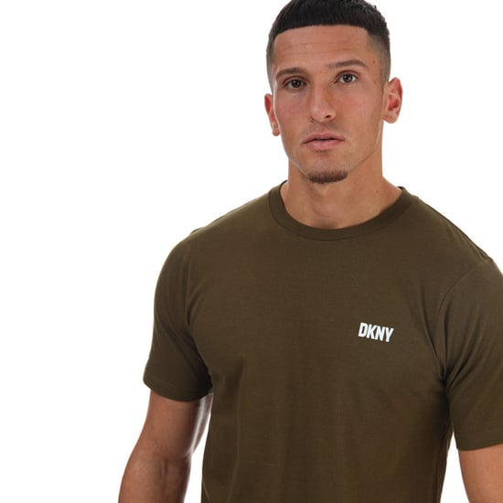 Men's DKNY Giants 3 Pack Lounge T-Shirts in olive