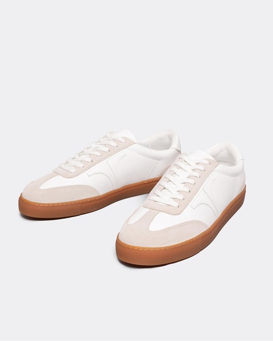 Ted Baker Robbert Herren Retro Wildleder-Leder-Mix Sneaker - Image 3