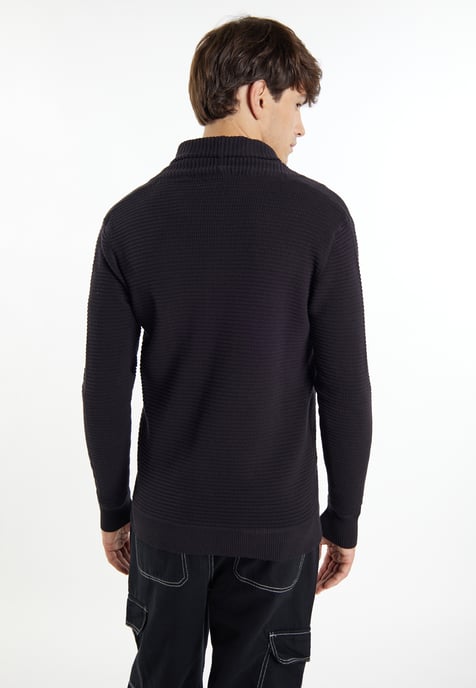 Mo Strickjacke Herren Schwarz - Image 4