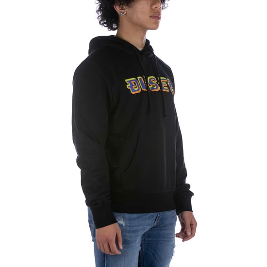 Diesel Sweatshirt S-Ginn Hood K27 Schwarz - Image 2