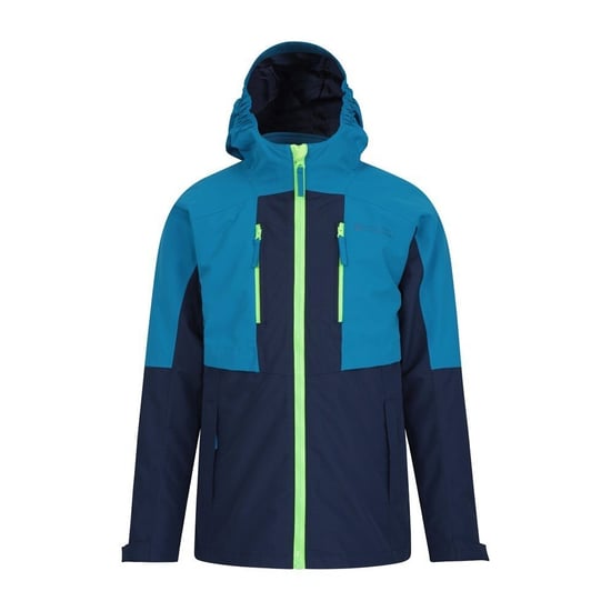 Mountain Warehouse Kinder/Kinder Ravine 3 in 1 Wasserdichte Jacke (Blau) - Image 1