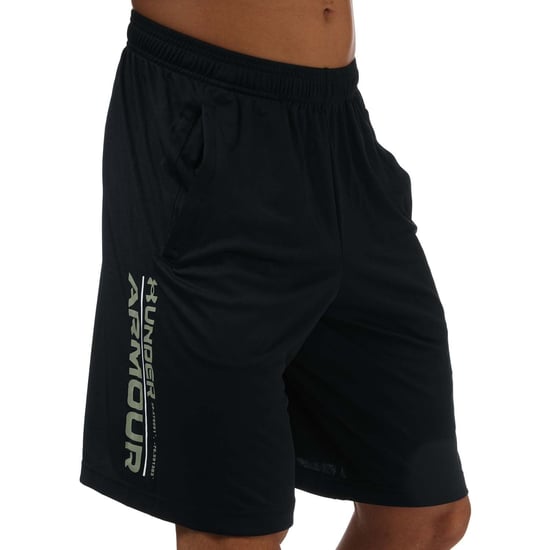 Short UA Tech logotype Under Armour Pour Homme en Noir - Image 1