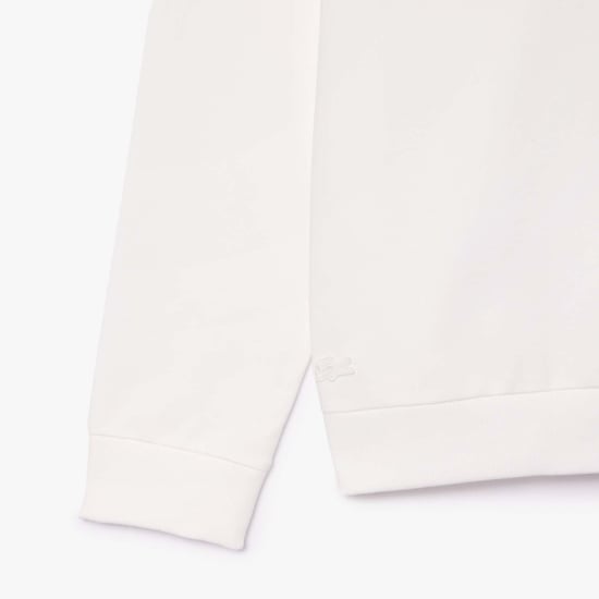 Men's Lacoste Loungewear Hoodie in Cream