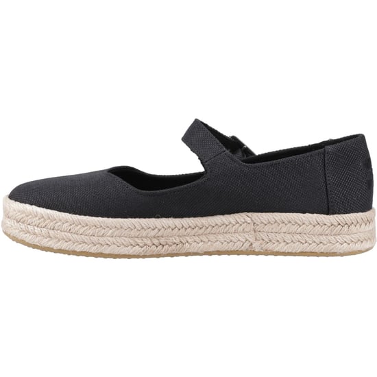 TOMS Carolina Mary Jane Polyester Damen Espadrilles in Schwarz - Image 4