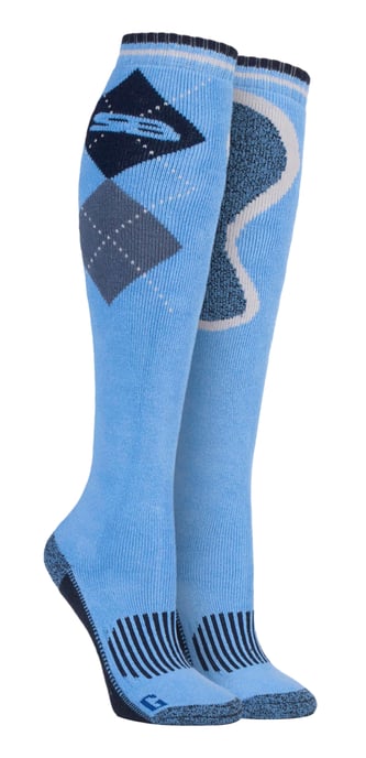 Kniehohe lange Damen-Reitstiefelsocken aus Baumwolle - Image 1