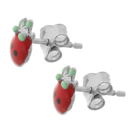 Orphelia 'Apfel' Ohrstecker aus 925er Sterlingsilber für Kinder - Silber ZO-7149 - Image 2