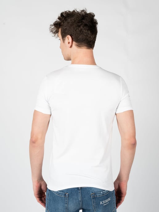 Iceberg T-Shirt C-Neck Herren weiß - Image 4