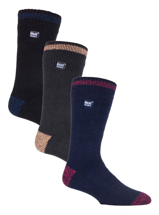 HEAT HOLDERS - 3er-Pack Multipack Herren Isolierte Thermosocken für den Winter - Block Twist - Image 1