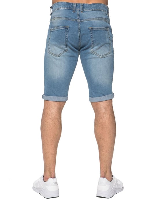 Mens Ripped Skinny Shorts