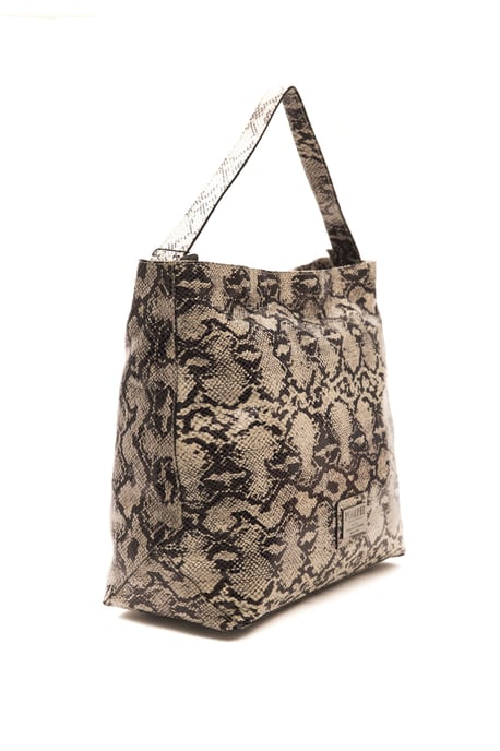 Pompei Donatella Grey Leather épaule pour femmes - Image 2