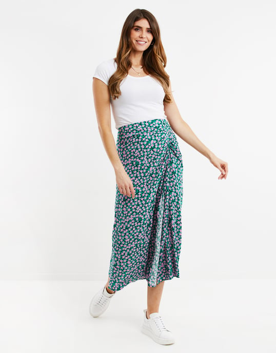 'Taz' Midi Skirt With Split
