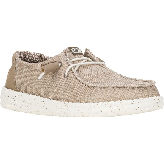 HEYDUDE Wendy Stretch Mesh Polyester Damen Walnuss Loafers - Image 1