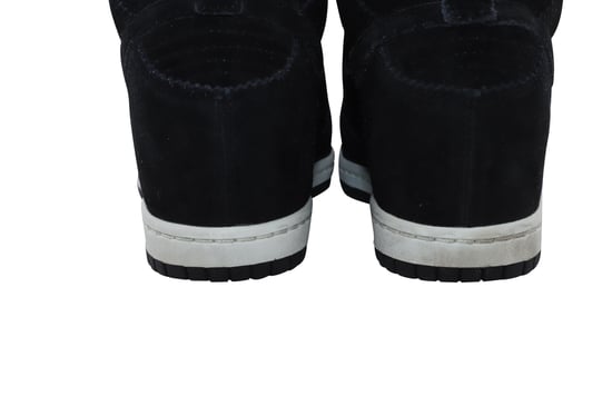 Nike Dunk Sky Hi Sneakers in Schwarz-Gummi-Leder - Image 6