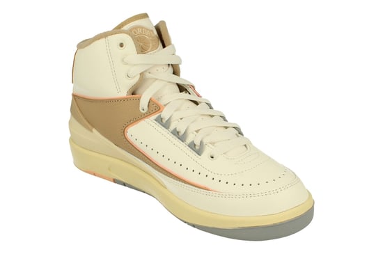Nike Air Jordan 2 Retro Damen Trainers Weiß - Image 4
