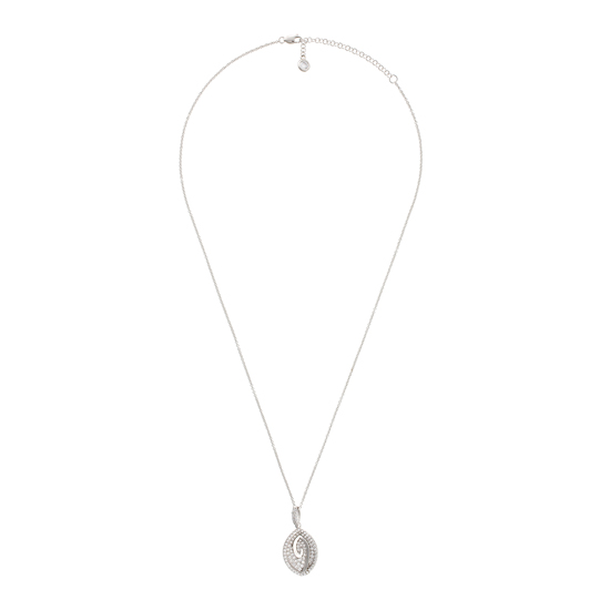 Orphelia Damen-Kette aus 925er Sterlingsilber mit Anhänger – Silber ZH-4606 - Image 1