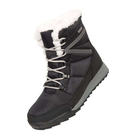 Mountain Warehouse Womens/Ladies Leisure II Schneestiefel (Jet Black/White) - Image 6