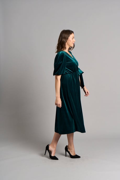 Tanya Samtkleid - Smaragd - Image 2
