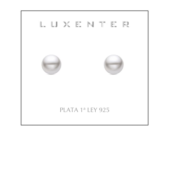 Luxenter Nandi 925 Sterling Silber und weiße rhodinierte Perlen Ohrringe - Image 2