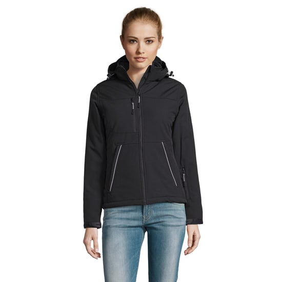 SOLS - "Rock" Softshelljacke Wattiert für Damen (Schwarz) - Image 1